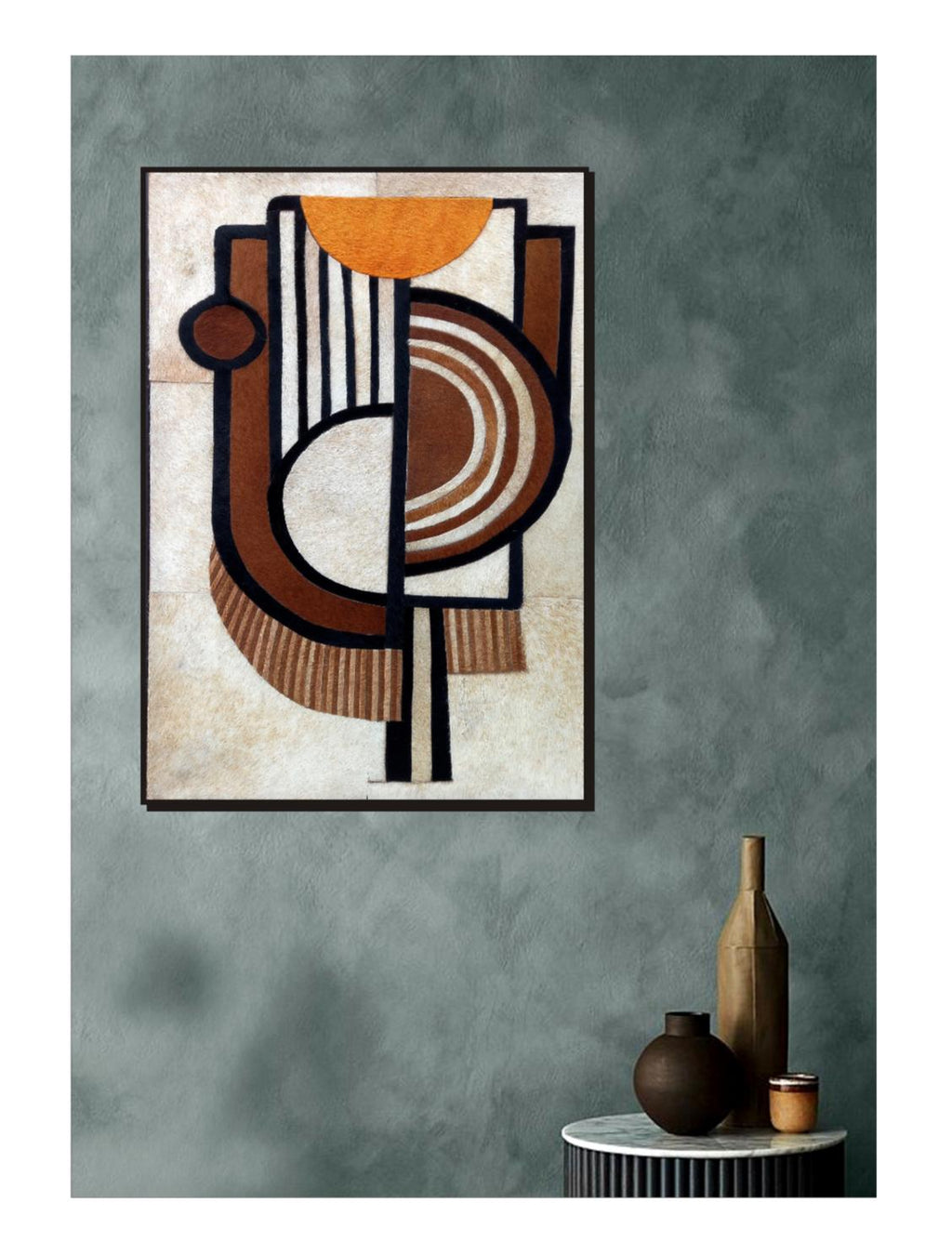 Leather Wall-Art Abstract I