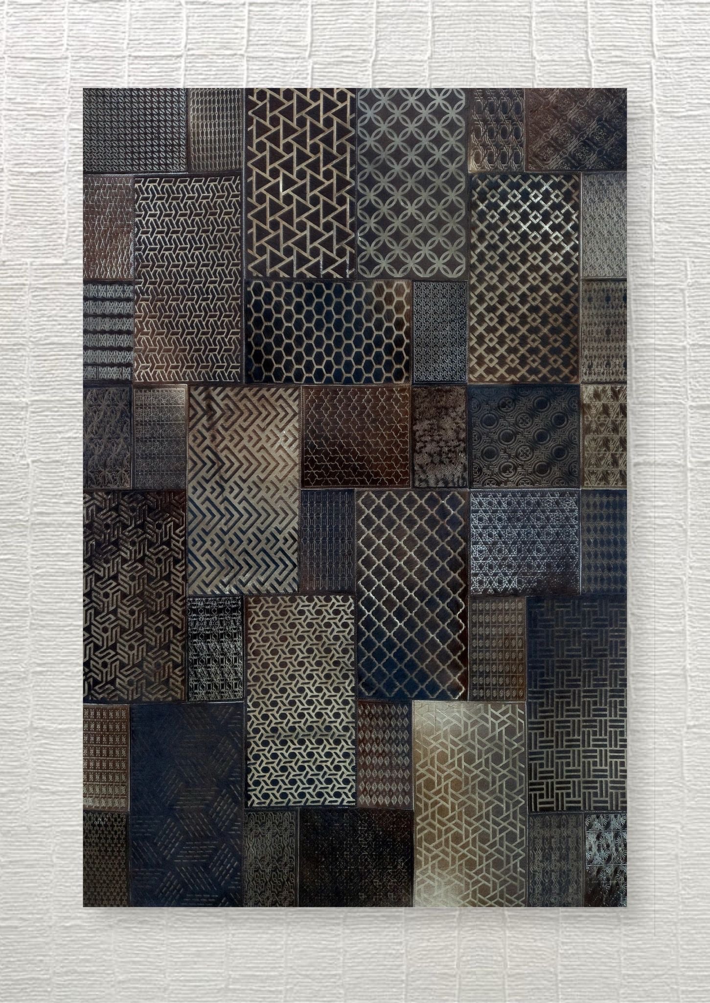 Leather Rug - Mix
