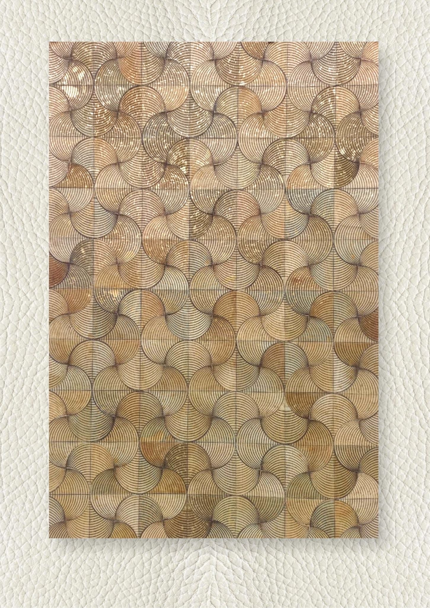 Leather Rug - tile design