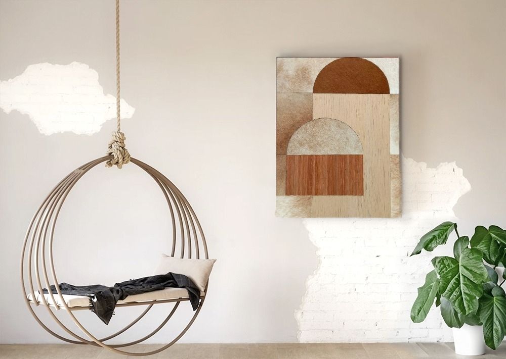 Leather Wall-Art Neutrals