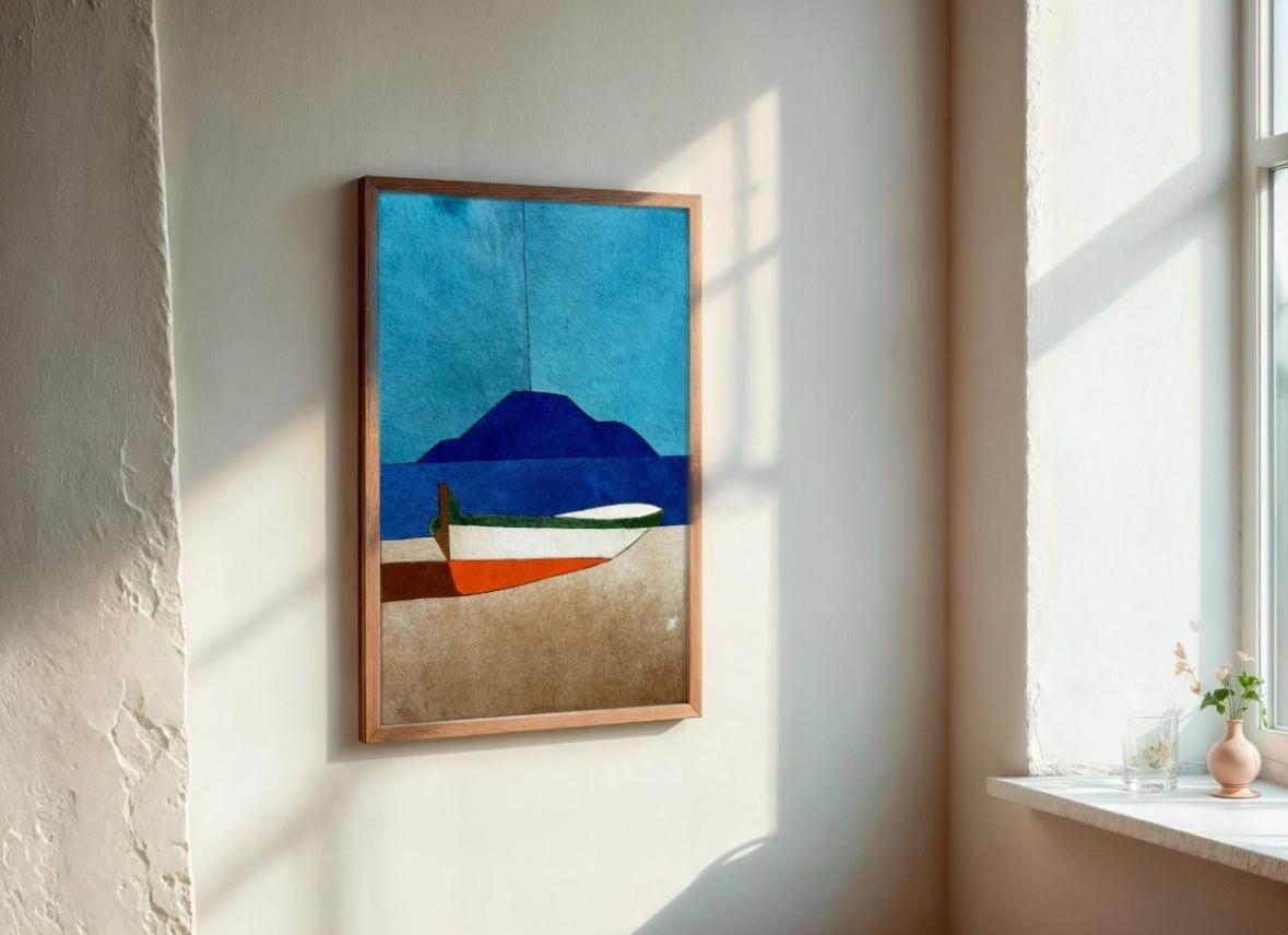 Leather Wall-Art Still Shores