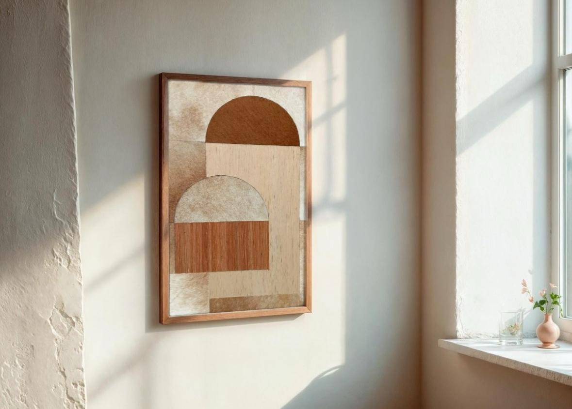 Leather Wall-Art Neutrals