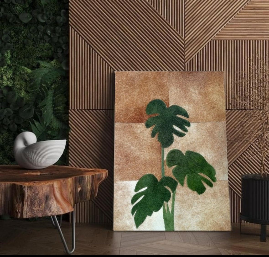 Leather Wall-Art Tree II