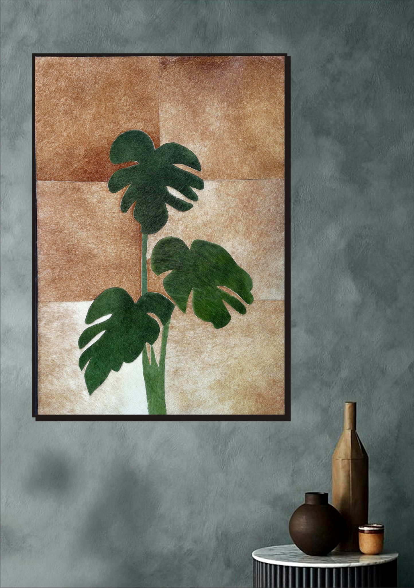 Leather Wall-Art Tree II