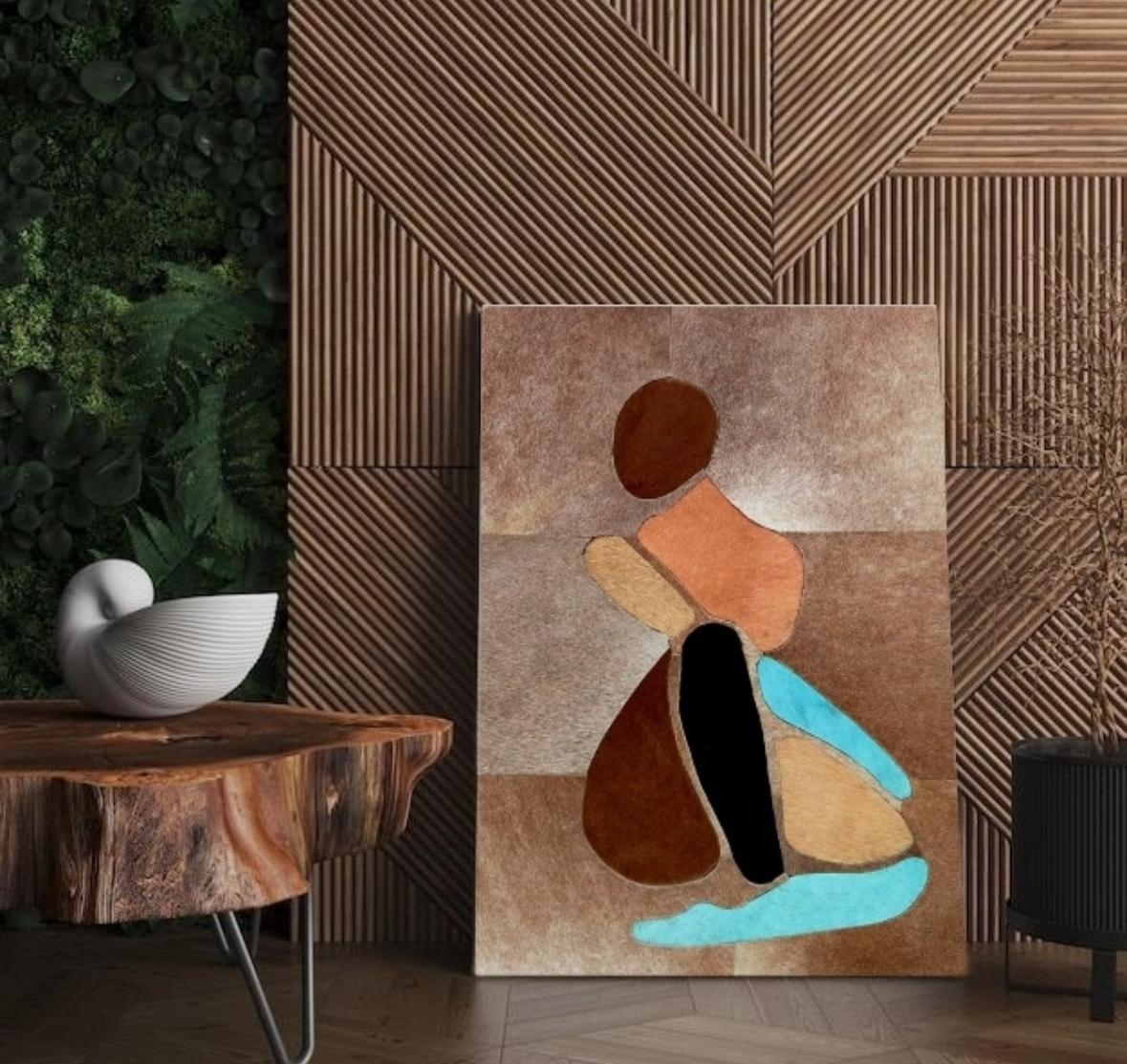 Leather Canvas - Elegant Lady