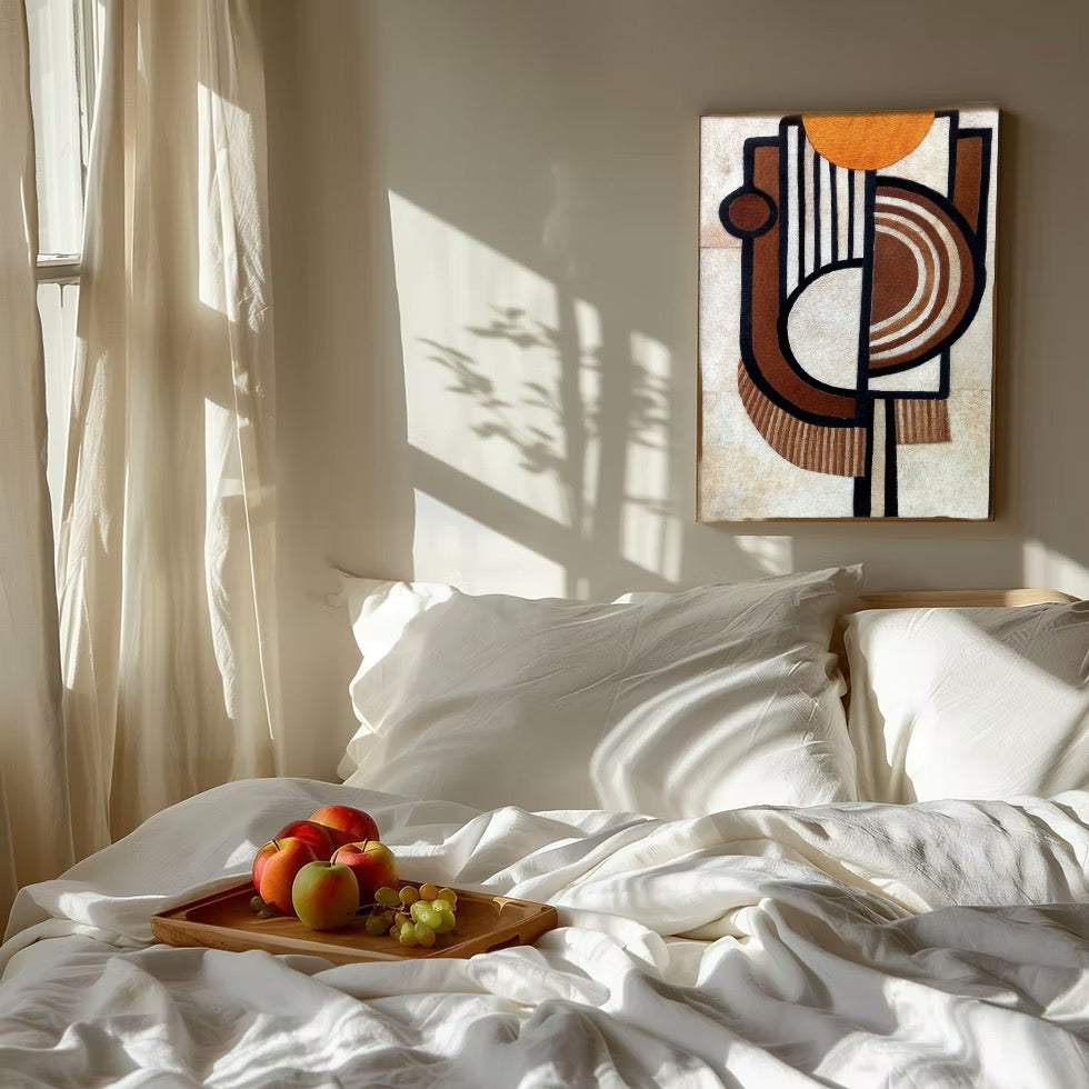 Leather Wall-Art Abstract I