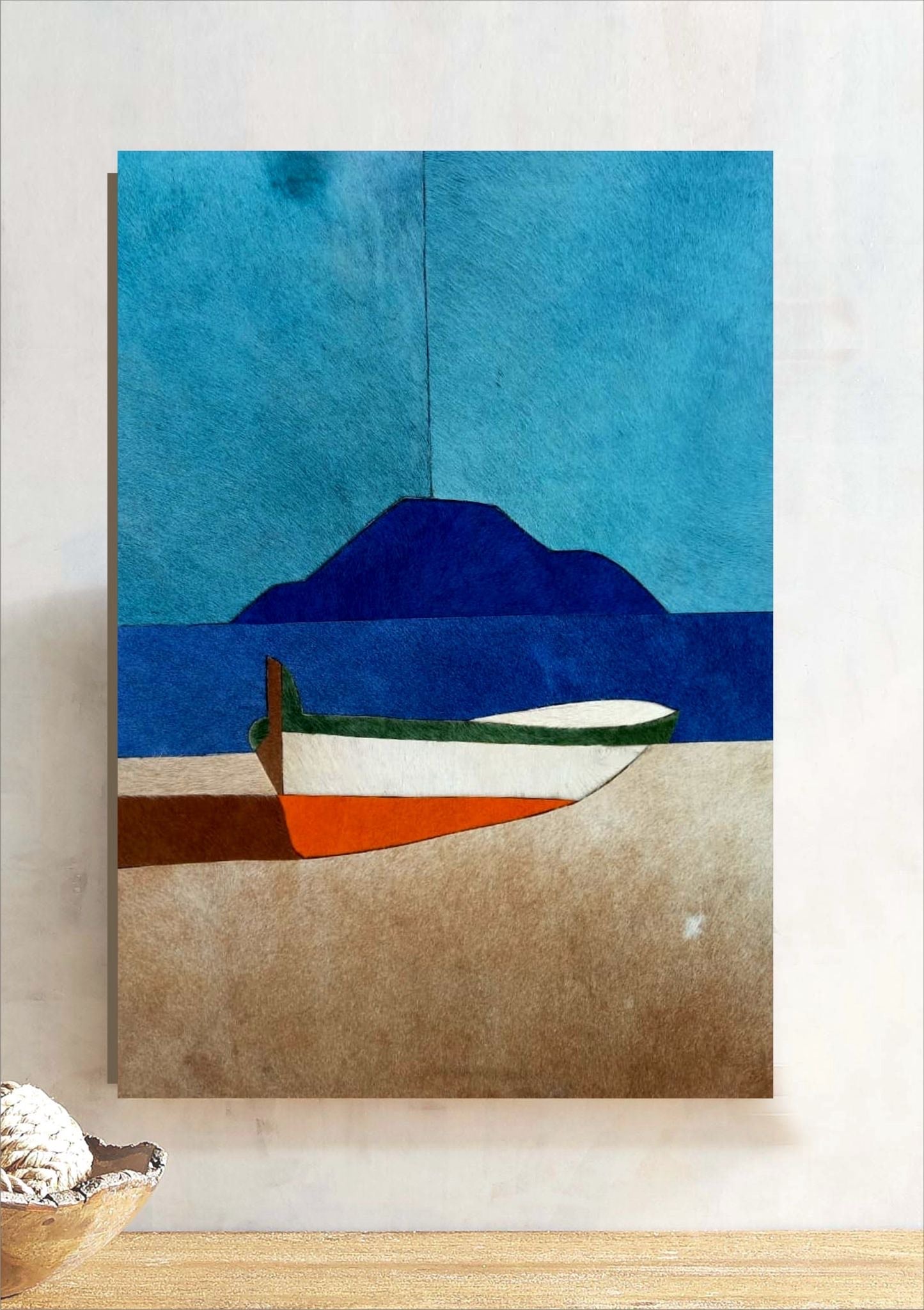 Leather Wall-Art Still Shores