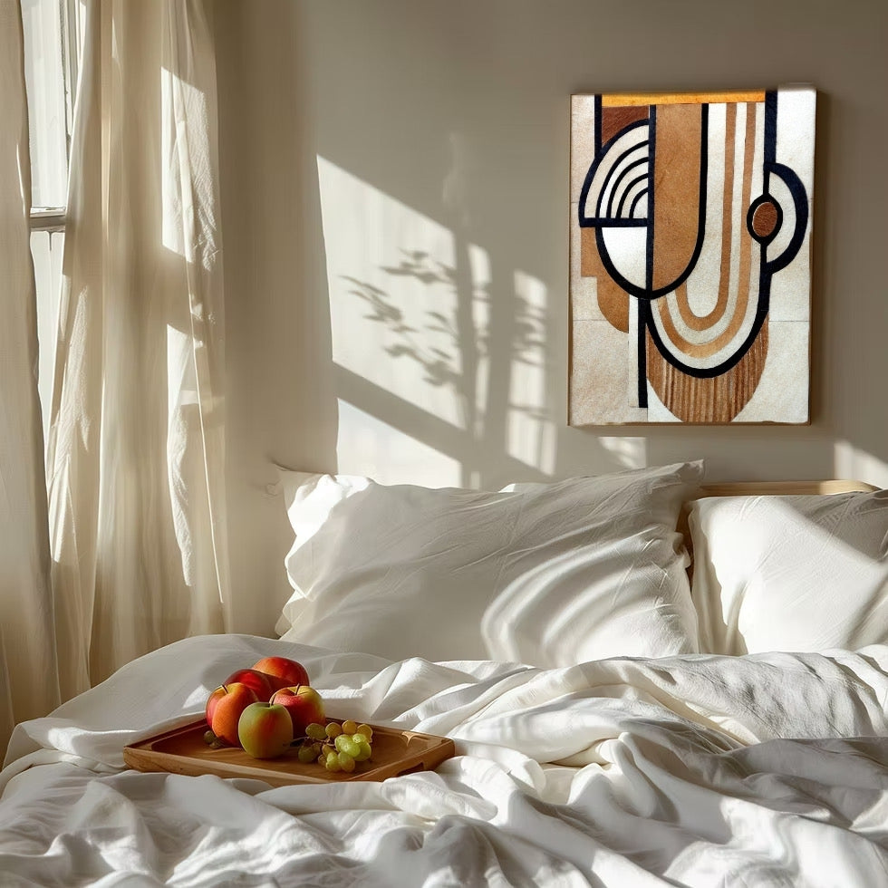 Leather Wall-Art Abstract II