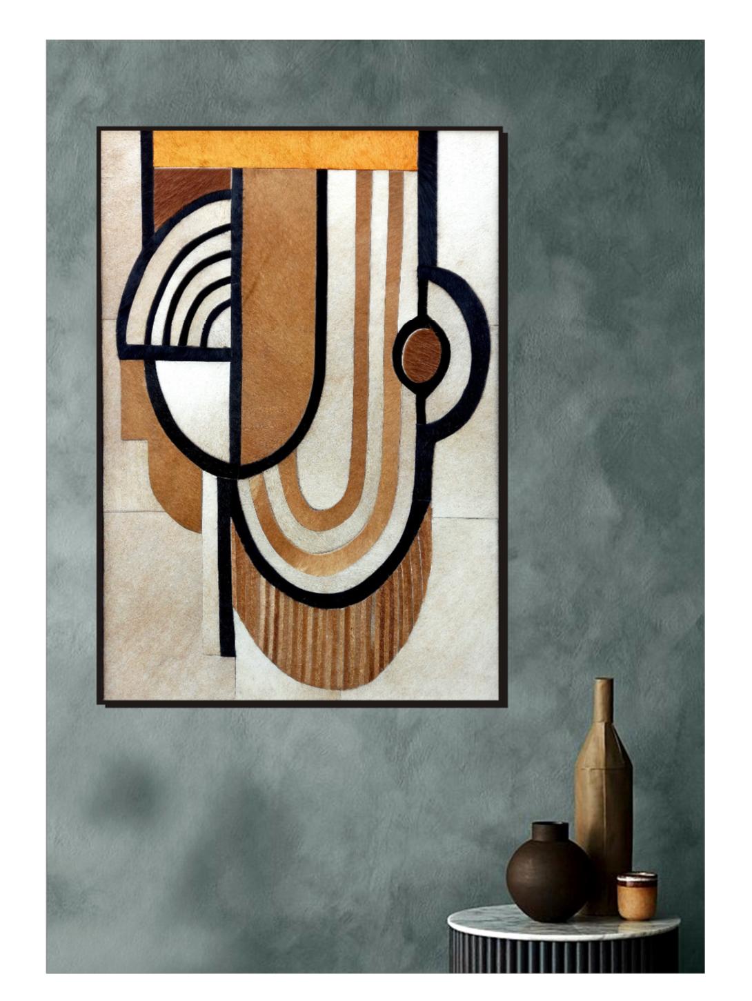 Leather Wall-Art Abstract II